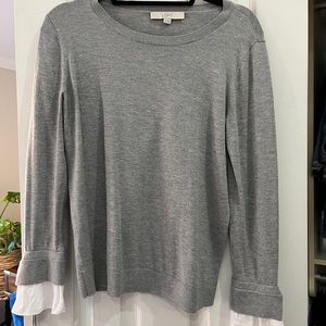 Faux Cuffed Sleeve Sweater